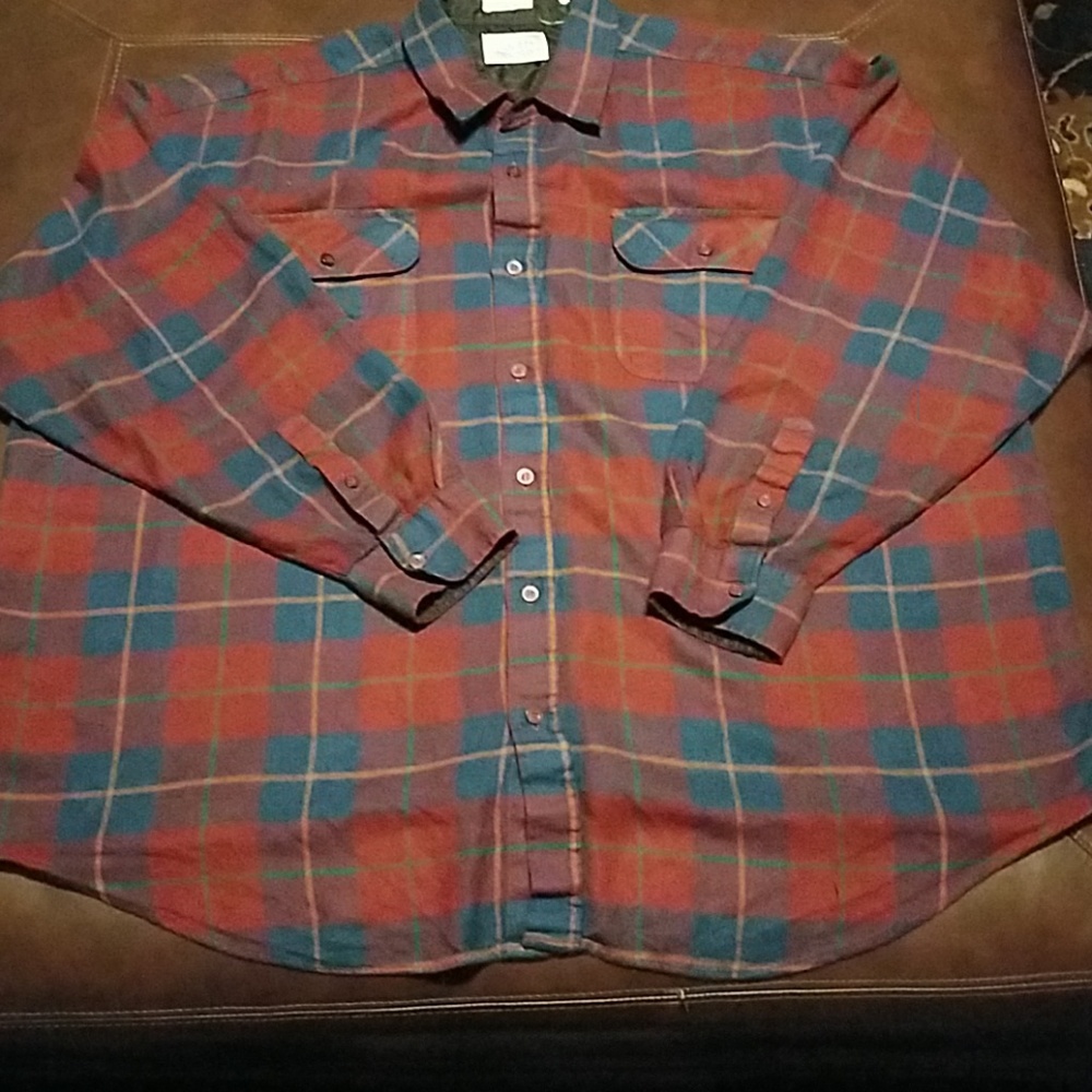 Men's Acrylic Long Sleeve Work Shirt